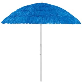 Umbrela de plaja Hawaii, albastru, 240 cm