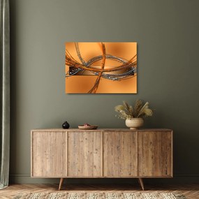 Tablou pe sticlă abstact (70x50 cm)