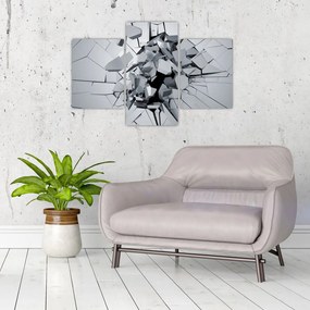Tablou abstracție 3D (90x60 cm)