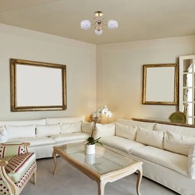 Lustră pe tijă 3xE27/40W/230V Rabalux