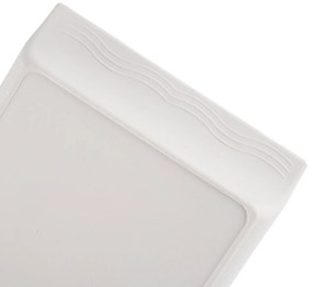 Tavă de servit Orion Retro alb, 29,5 x 13 cm