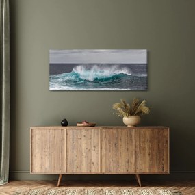 Tablou - Valuri pe ocean (120x50 cm)
