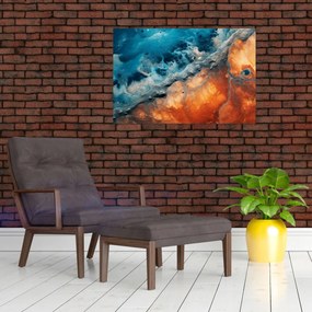 Tablou - Apă și foc (90x60 cm)