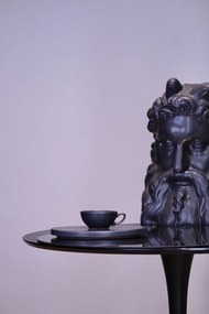 Ceasca Vulcano Adora, 250ml, Negru Mat Carbon Indigo (ceai, cappuccino, flat white) Design Special