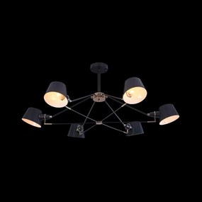 Candelabru Abigail Maytoni E14, Negru, MOD134PL-06B, Germania