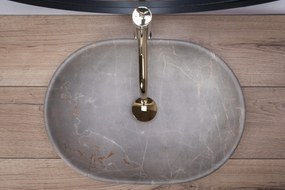 Lavoar Lara Marmura Beige ceramica sanitara - 48,5 cm