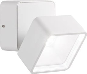 Ideal Lux OMEGA - Aplica LED de exterior 7W, 230V, CRI 90, IP54, alb