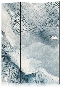Paravan - Nautical lines - fine dot pattern in shades of blue