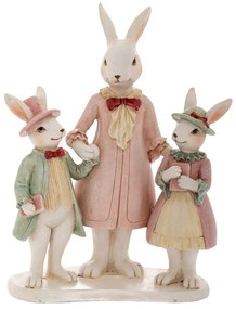 Figurina Bunny Family Pastel 16 cm x 8 cm x 21 cm