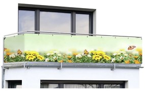 Paravan pentru balcon din plastic 500x85 cm Butterfly – Maximex