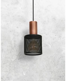 Lustră pe cablu ARES BLACK 1xE27/60W/230V