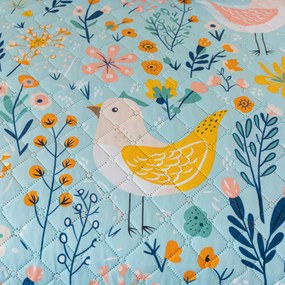 Cuvertura de pat SPRING TWEET, colorată Dimensiune: 170 x 210 cm