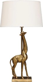 Lampa de masa, cu abajur din in, Giraffe