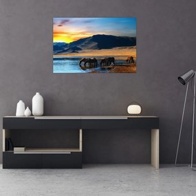 Tablou - Alimentarea cu energie electrică (90x60 cm)