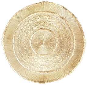 Suport de farfurie Tiseco Home Studio, ⌀ 38 cm, auriu