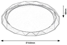 Plafoniera LED design modern Arcadia 3482 RX