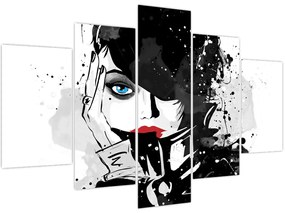 Tablou - Femeia misterioasă (150x105 cm)
