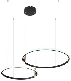 Lustră LED dimabilă pe cablu Globo 67300H COCO LED/55W/230V 2700-6000K + telecomandă