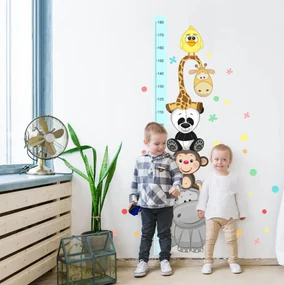 INSPIO Metru albastru - Animale vesele 180cm