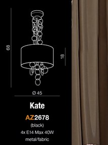 Lustra moderna design elegant 45cm Kate