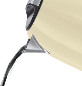Cana electrica Russell Hobbs Colours Plus Classic Cream 20415-70, 2400 W, 1,7 l, Fierbere rapida, Element de incalzire ascuns, Baza rotativa la 360°, Indicator, Crem