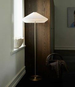 Halo Design 745050 - Lampă de podea PARIS 1xE27/40W/230V, alamă/alb/stejar