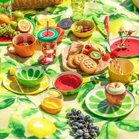 Altom Set de boluri din ceramică Tropicana lime12,5 cm, 2 buc.