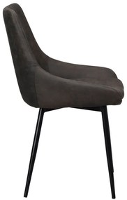Scaune de dining gri-închis 2 buc. Sierra – Rowico