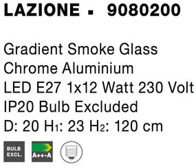Lustra, Pendul design modern LAZIONE 20cm NVL-9080200
