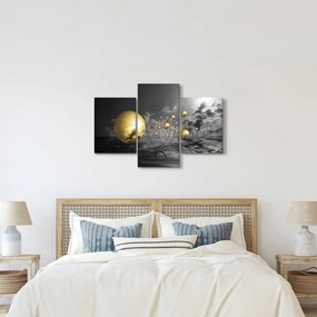 Tabloul bilelor în ocru (90x60 cm)