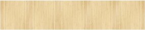 vidaXL Covor dreptunghiular, natural deschis, 100x500 cm, bambus