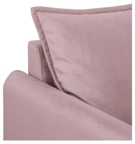 Fotoliu mov lavandă cu tapițerie din catifea Juli – Ropez