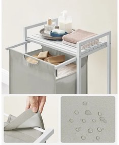 Coș pentru rufe REX alb