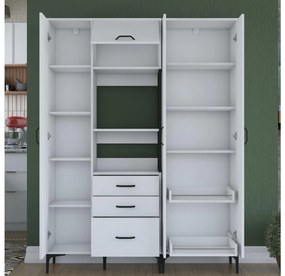 Set dulapuri bucătărie Jenaretta 31 (alb + negru). 1107095