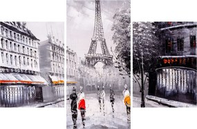 Tablou - Pictură în ulei, Paris (90x60 cm)