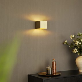 Lampă de perete modernă aurie, cu LED și dimmer tactil reîncărcabilă - Joris