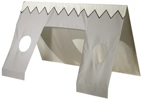 Set TIPI format în Pat copiiul înalt fără gard (90 x 200 cm) și setul textil asortat.