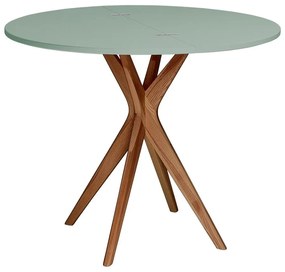 Masă de dining rotundă extensibilă 45x90 cm Jubi – Ragaba