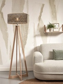 Lampadar eco din bambus Java 4-legs nat/50x22, bl/nat