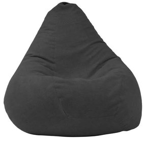 Fotoliu Nirvana Hobbit Pufrelax, Material Textil - Eerie Black