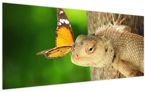 Tablou - Șopârlă (120x50 cm)