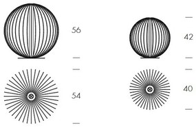Veioza LED deosebita design LUX Mandala 40cm