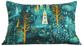 Husa decorativa pentru perna NEON FOREST 50x70 cm, colorat