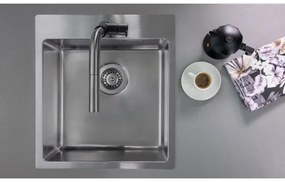 Chiuvetă de bucătărie Deante ZPO_010A OLFATO 50,5x45 cm oțel periat