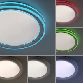 Leuchten Direkt 15154-16-LED RGB Plafonieră EDGING 39W/230V dimabilă + DO