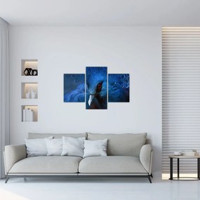 Tablou - Porumbel încoronat (90x60 cm)