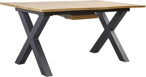 Masa extensibila design industrial Wild 160-200x90cm