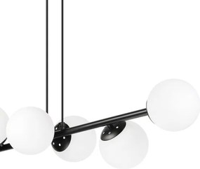 Brilagi - Lustră suspendată pe cablu MALONY, 6xE14/20W/230V, neagră