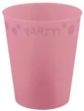 Party Pastel Pink Pahar roz micro premium din plastic 250 ml