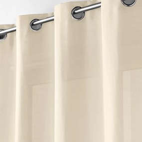 Draperie bej din microfibră 140x280 cm Absolu – douceur d'intérieur